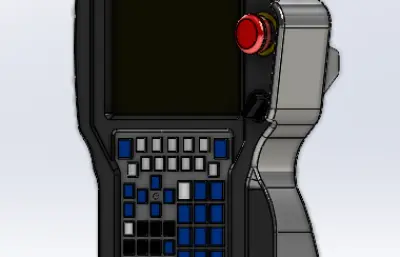 示教器solidworks模型