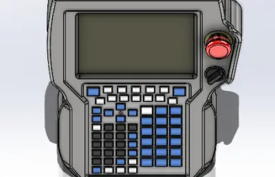 示教器solidworks模型