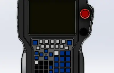 示教器solidworks模型