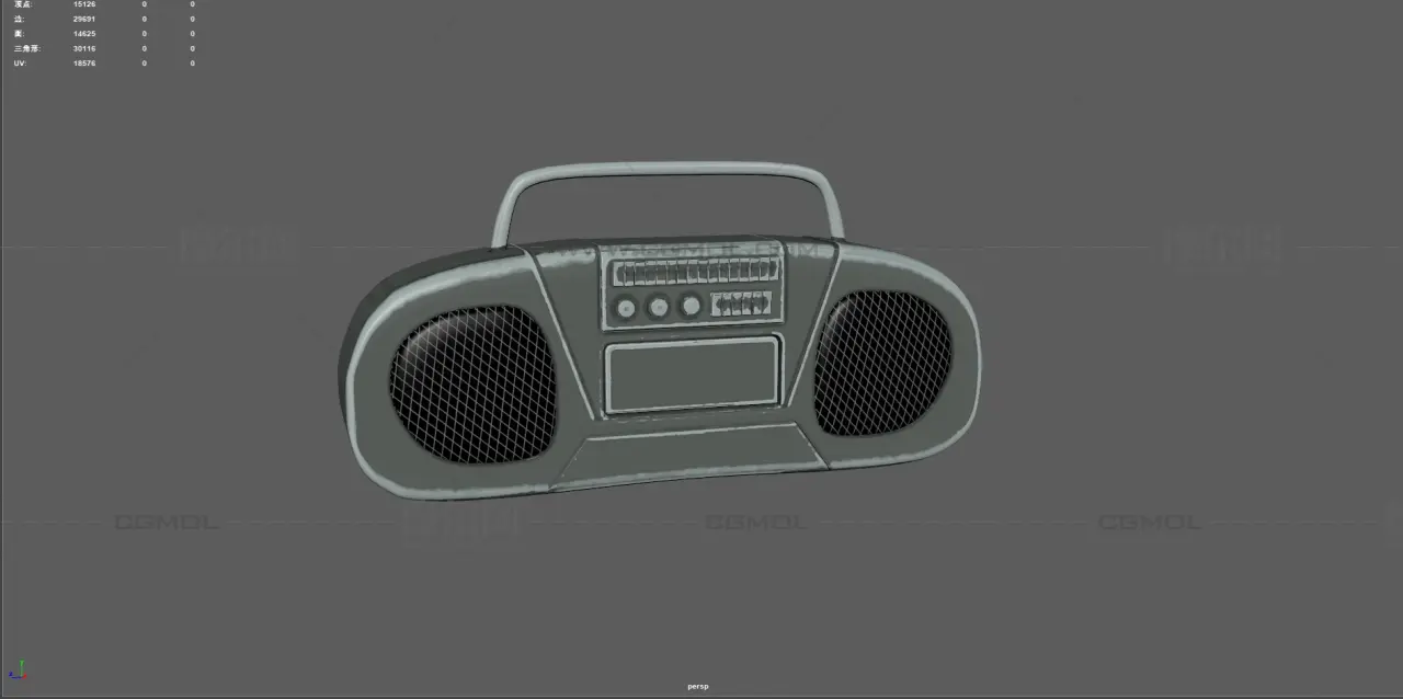 老式收音机 磁带录音机 音频播放器