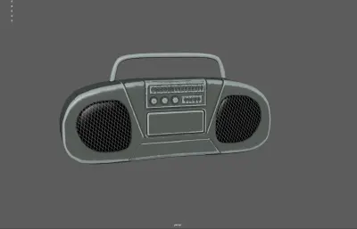 老式收音机 磁带录音机 音频播放器