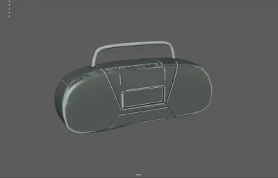 老式收音机 磁带录音机 音频播放器