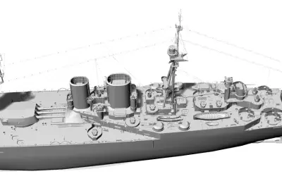 架空荷兰版G3型战列巡洋舰（威廉一世号战列舰，1942年状态）