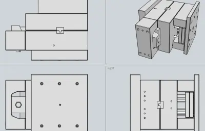 汽车内饰结构件模具设计