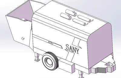 混凝土地泵