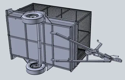 8x5FT农场拖车