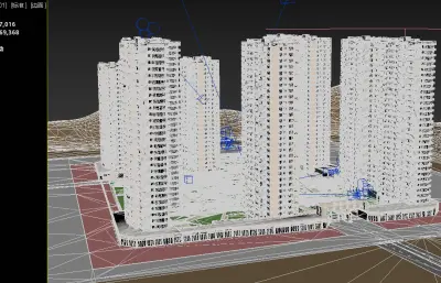 星汇雅居 高层围合住宅小区建筑与园林景观