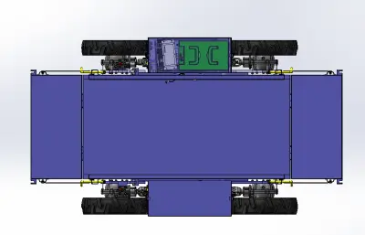 新型M400遥控四驱运输车STEP格式模型