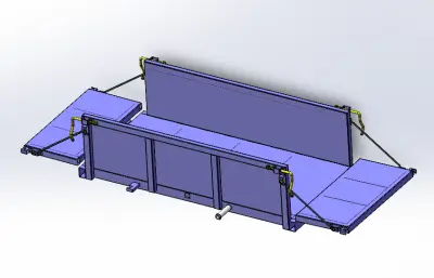 新型M400遥控四驱运输车STEP格式模型