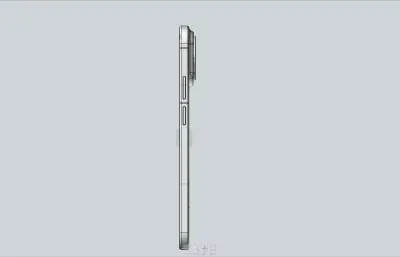 华为HUAWEI Nova 16 Ultra手机3D模型白膜,stp,C4d格式