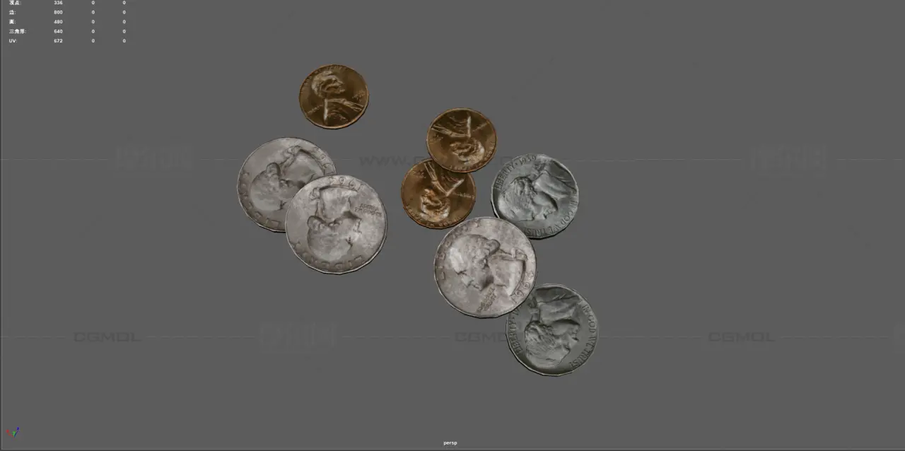 美分硬币 货币 钱币 金币 银币