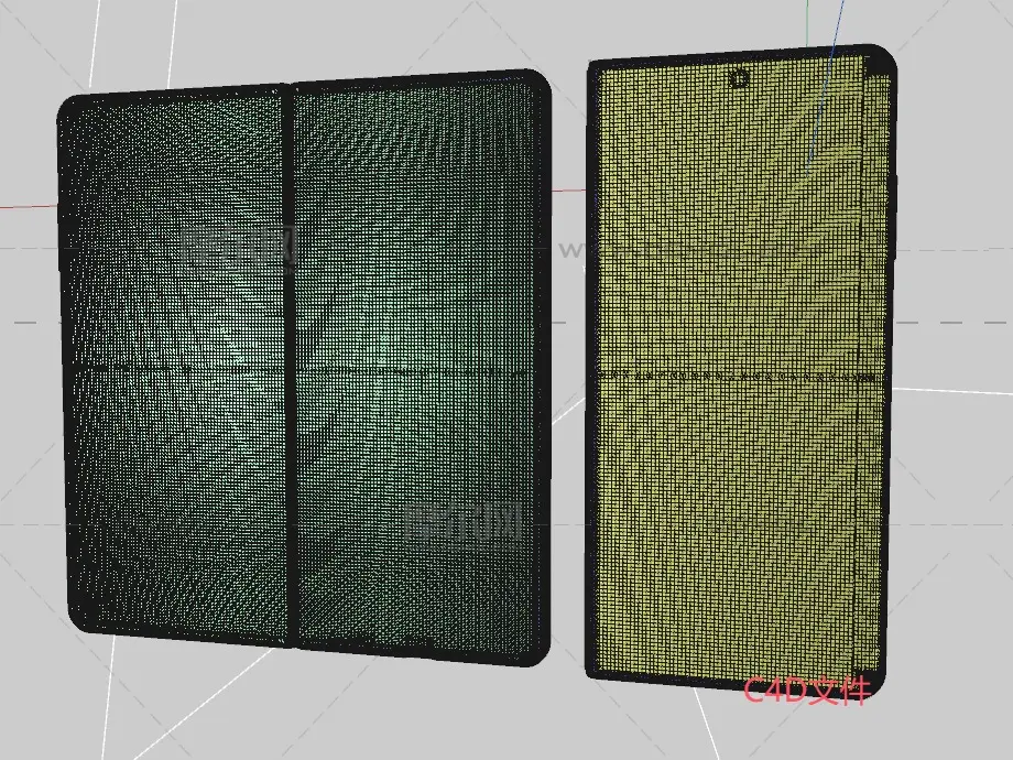 荣耀Magic Vs2手机3D外观模型,多格式模型