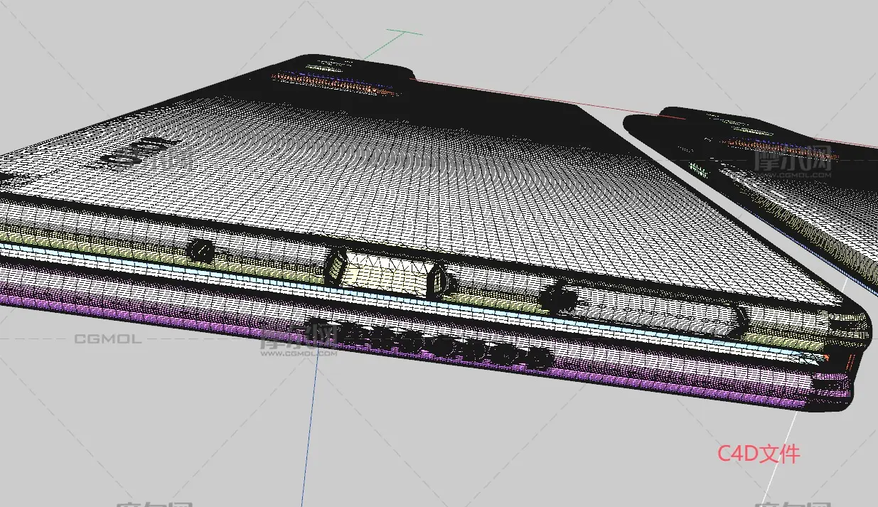 荣耀Magic Vs2手机3D外观模型,多格式模型