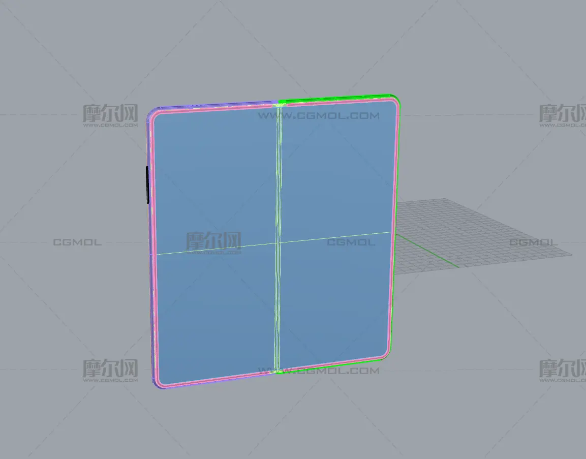 荣耀Magic Vs2手机3D外观模型,多格式模型