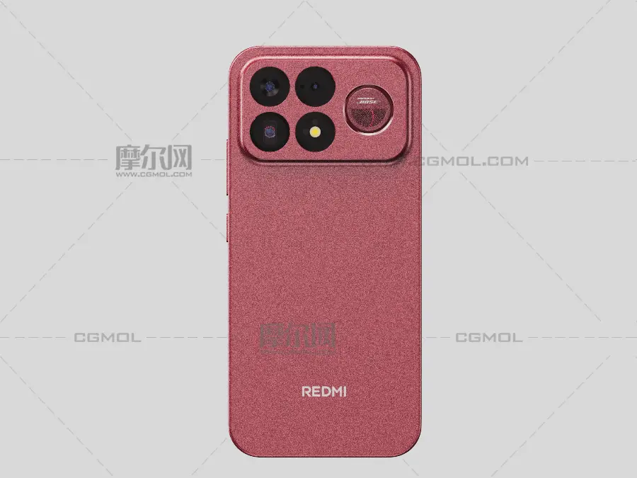 红米REDMI K100 Pro Max手机keyshot,C4D模型