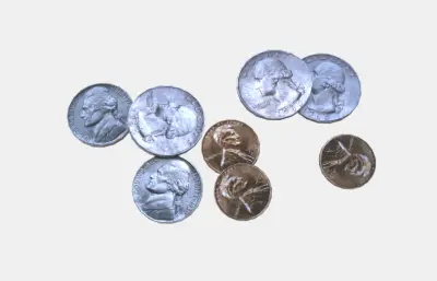 美分硬币 货币 钱币 金币 银币