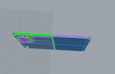 荣耀Magic Vs2手机3D外观模型,多格式模型