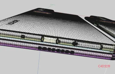 荣耀Magic Vs2手机3D外观模型,多格式模型