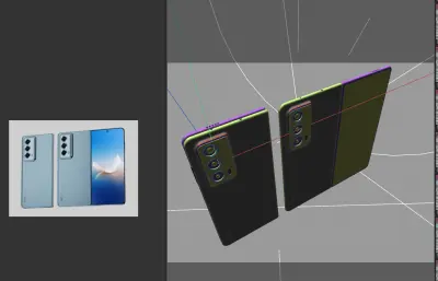 荣耀Magic Vs2手机3D外观模型,多格式模型