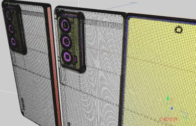 荣耀Magic Vs2手机3D外观模型,多格式模型