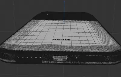 红米REDMI K100 Pro Max手机keyshot,C4D模型