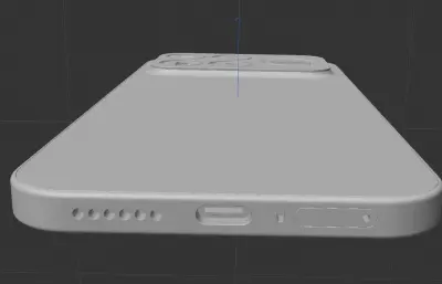 红米REDMI K100 Pro Max手机keyshot,C4D模型