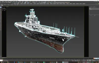 巴库号航空母舰,AdmiralBaku航母3D模型