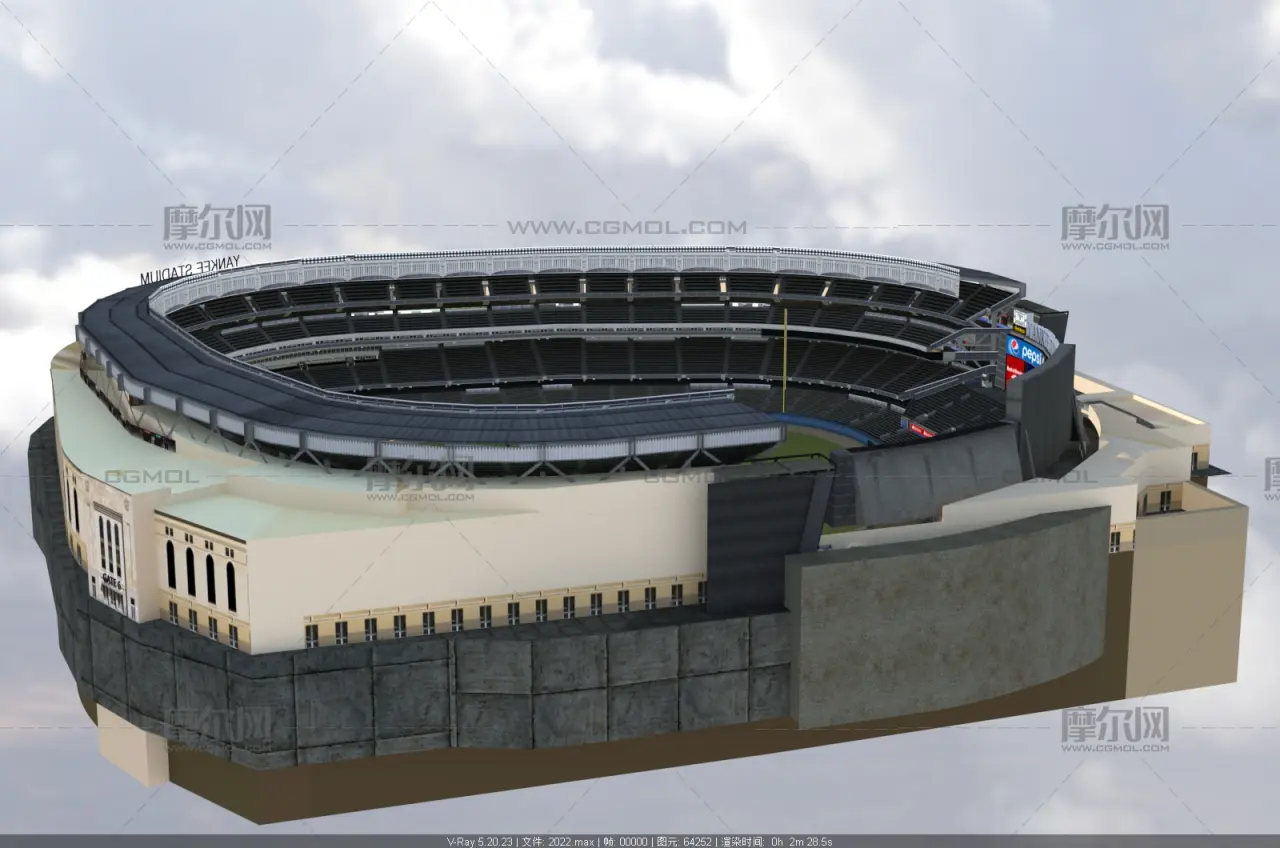 洋基体育场 yankeestadiumlcpp棒球场体育场馆