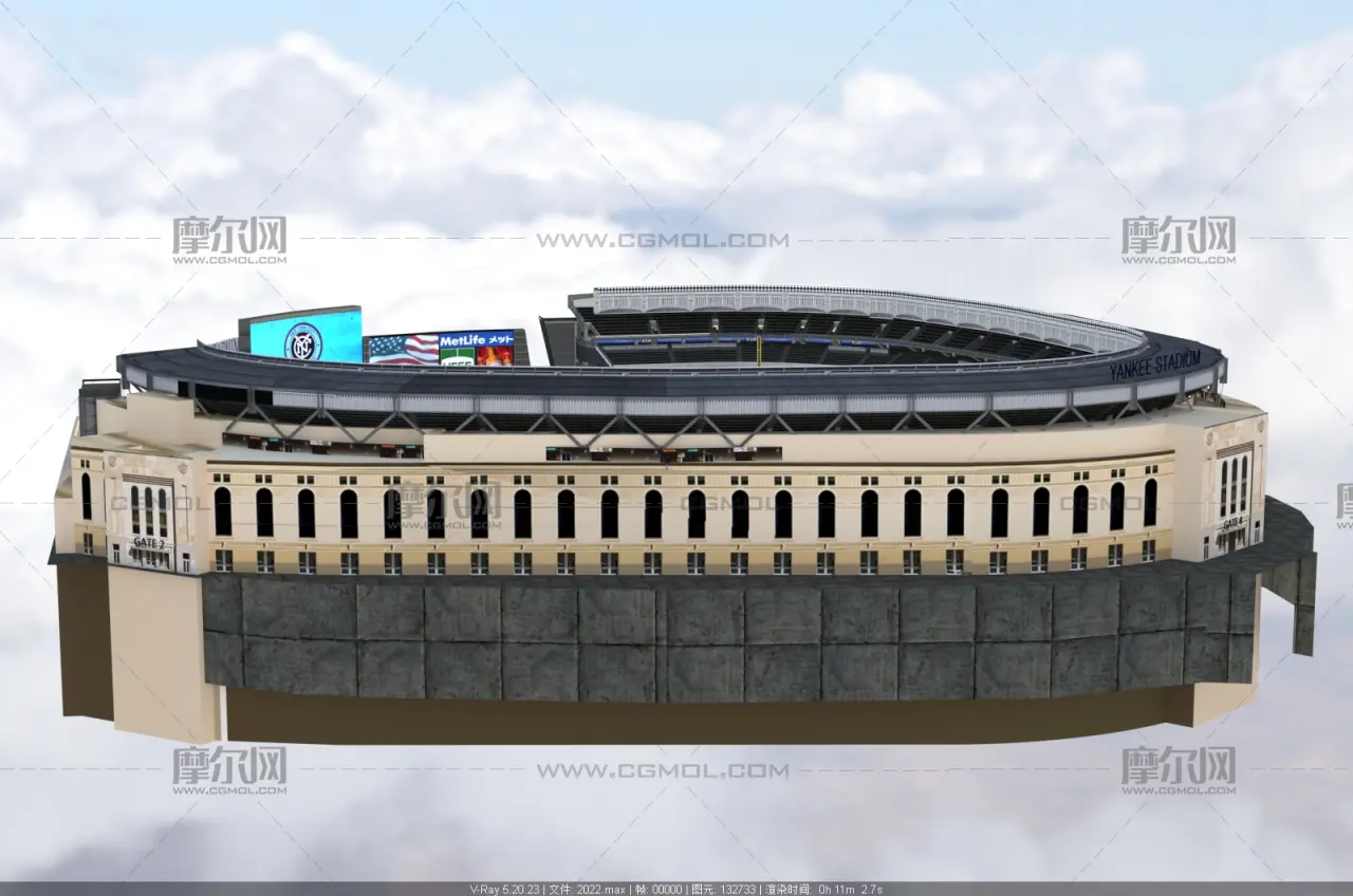 洋基体育场 yankeestadiumlcpp棒球场体育场馆