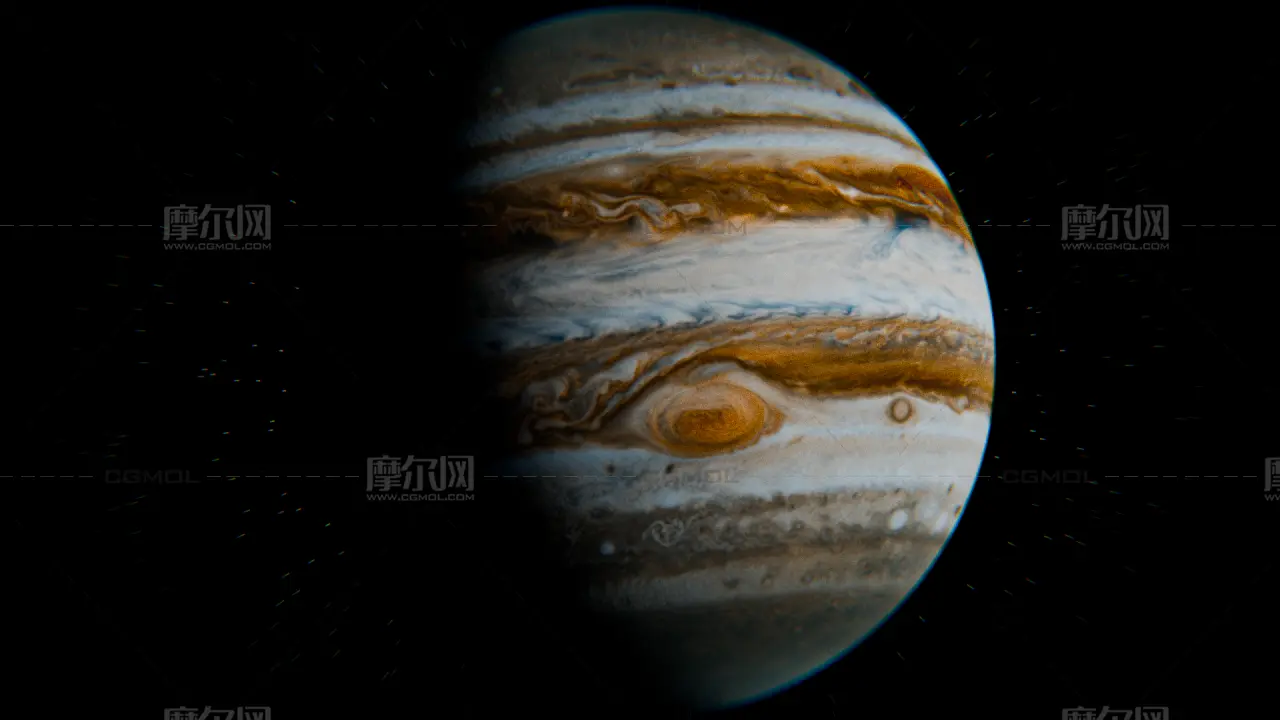 木星blender模型