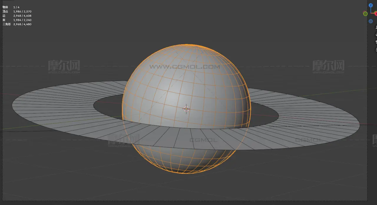 土星blender模型