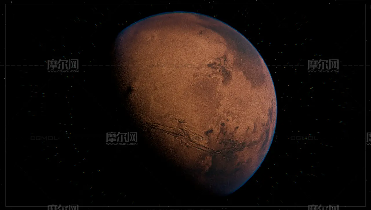 4k火星blender模型