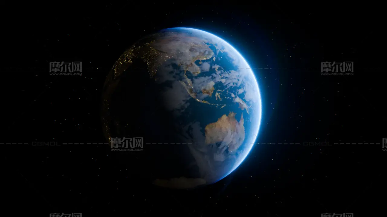 地球blender模型