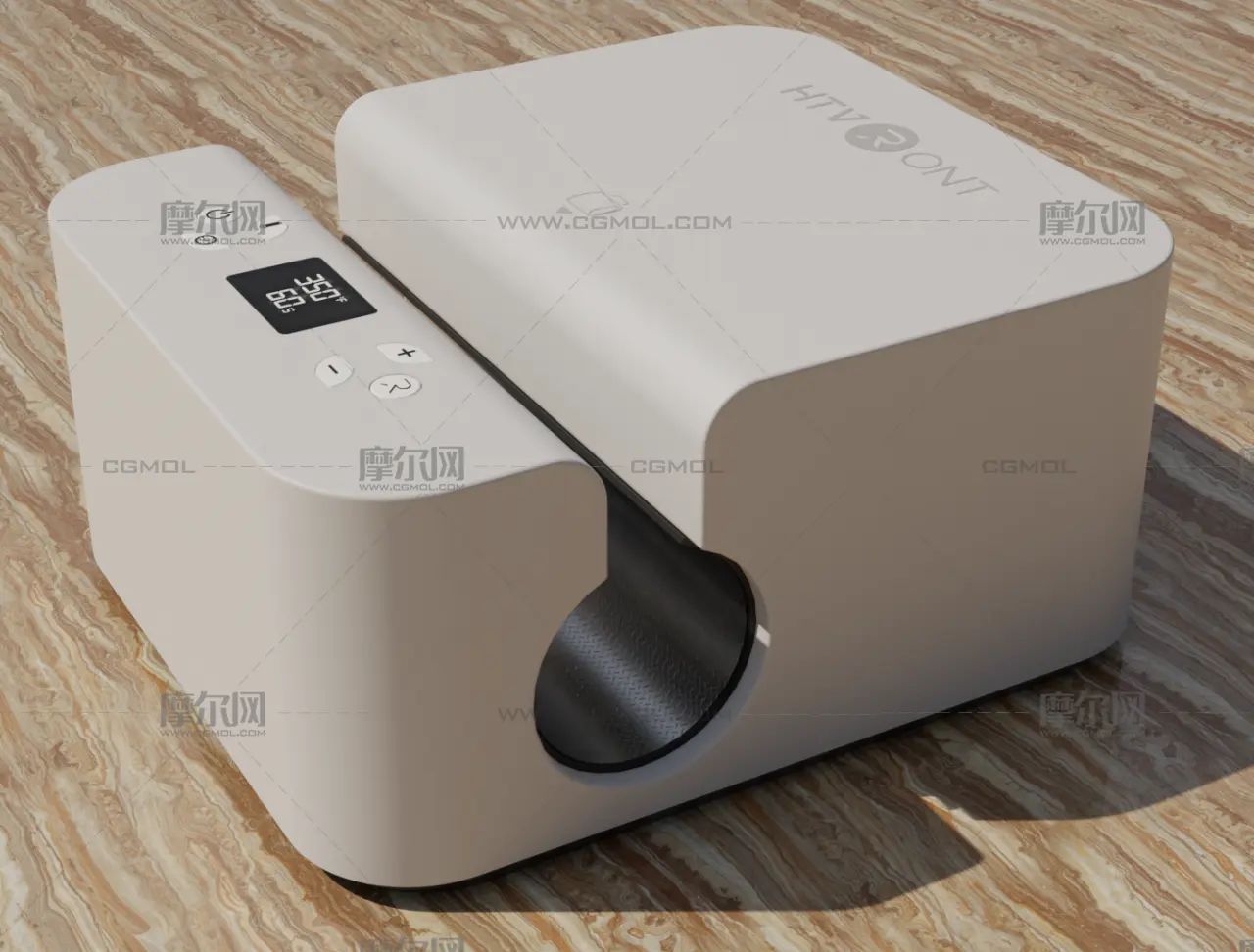 马克杯压膜机blender模型