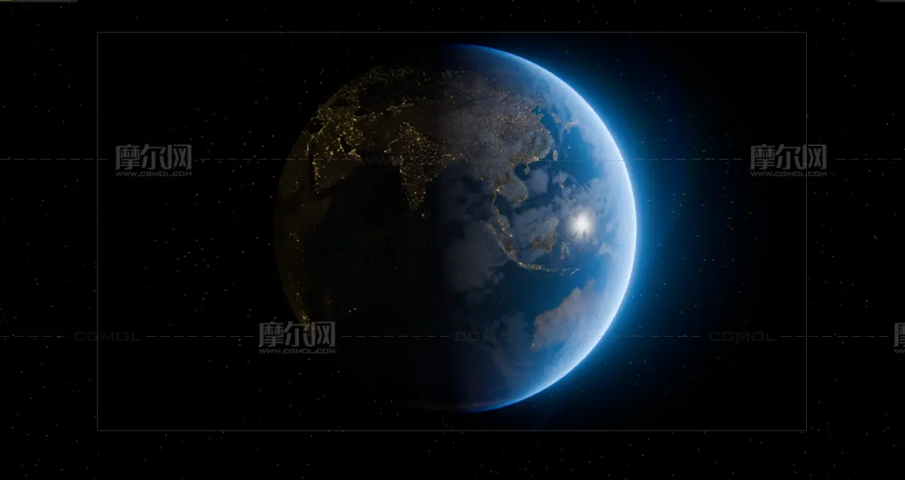 地球blender模型