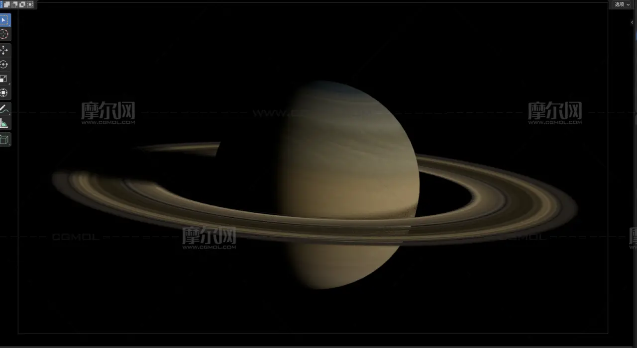 土星blender模型