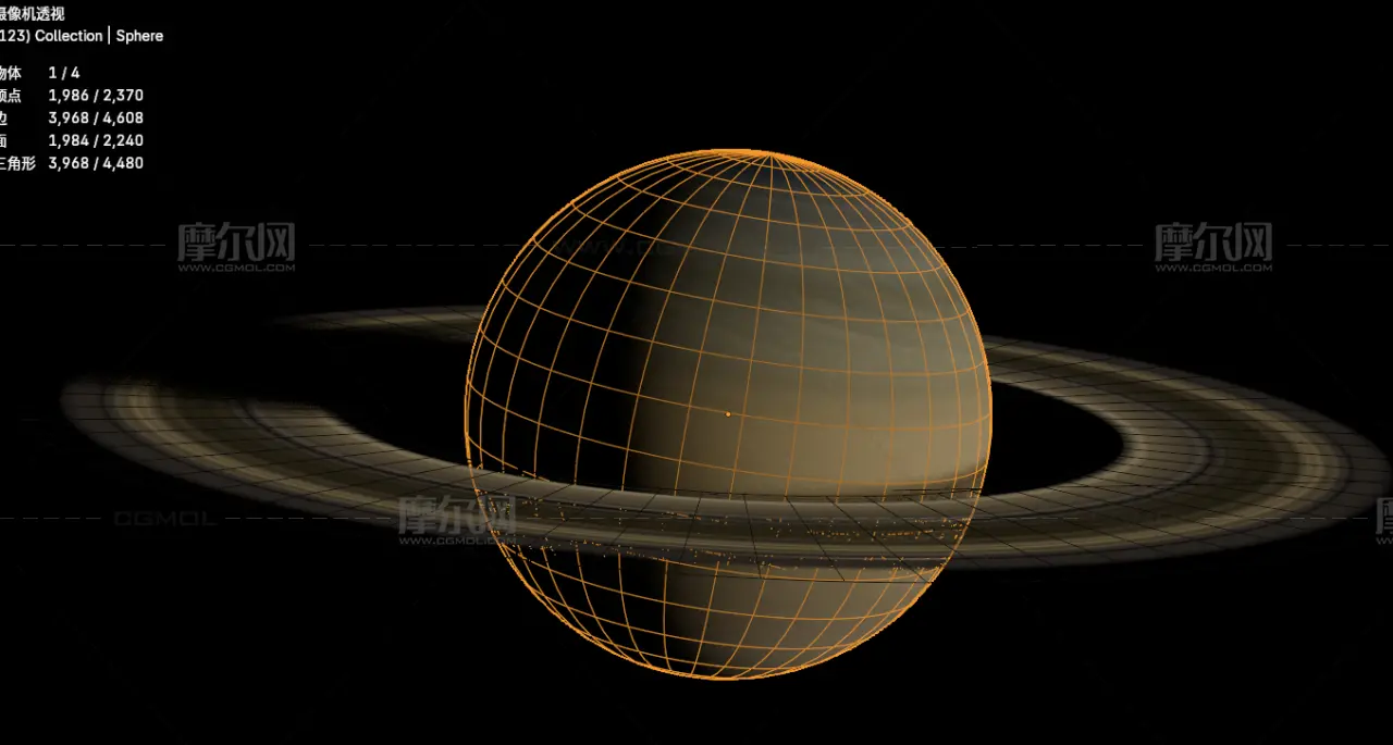 土星blender模型