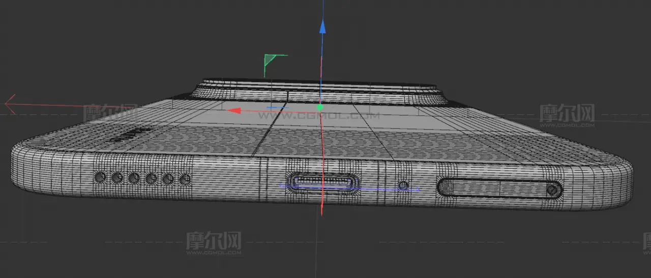 华为HUAWEI Pura X View手机C4D,keyshot模型