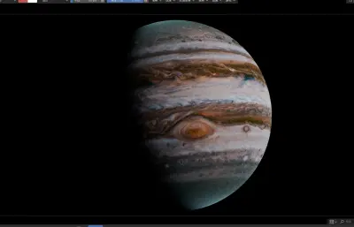 木星blender模型