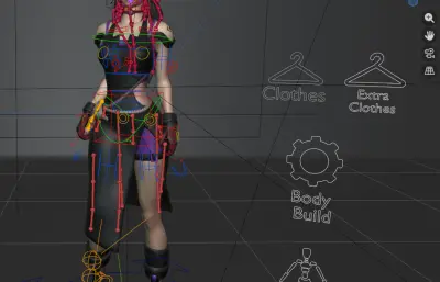 御姐,次世代女,三个姿态