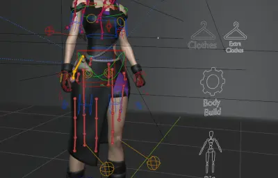 御姐,次世代女,三个姿态