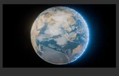 地球blender模型