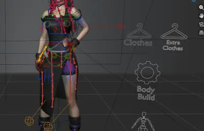 御姐,次世代女,三个姿态