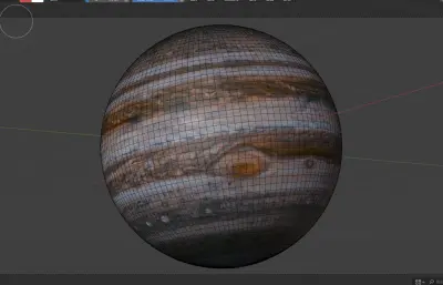 木星blender模型