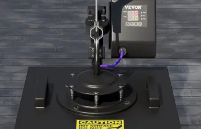 热压机blender模型