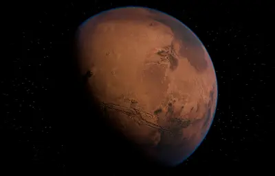 4k火星blender模型
