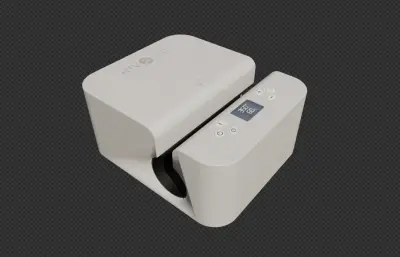 马克杯压膜机blender模型