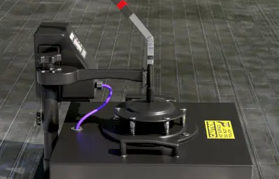 热压机blender模型