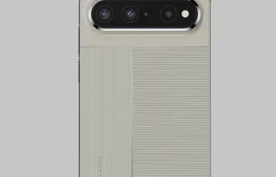华为HUAWEI Pura X View手机C4D,keyshot模型