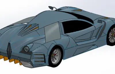 GT supercar跑车车壳